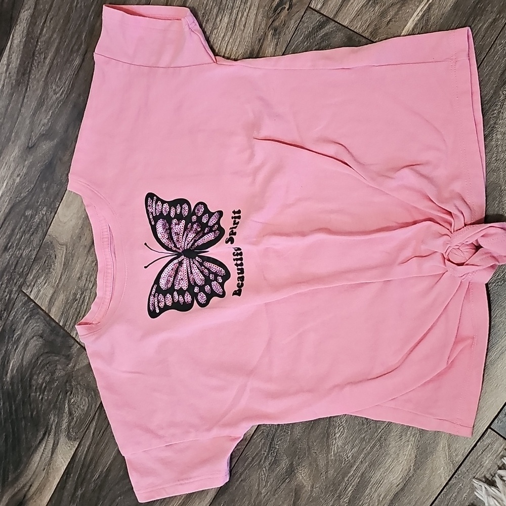 Girls Wonder Nation tee, pink, S (6/6x)